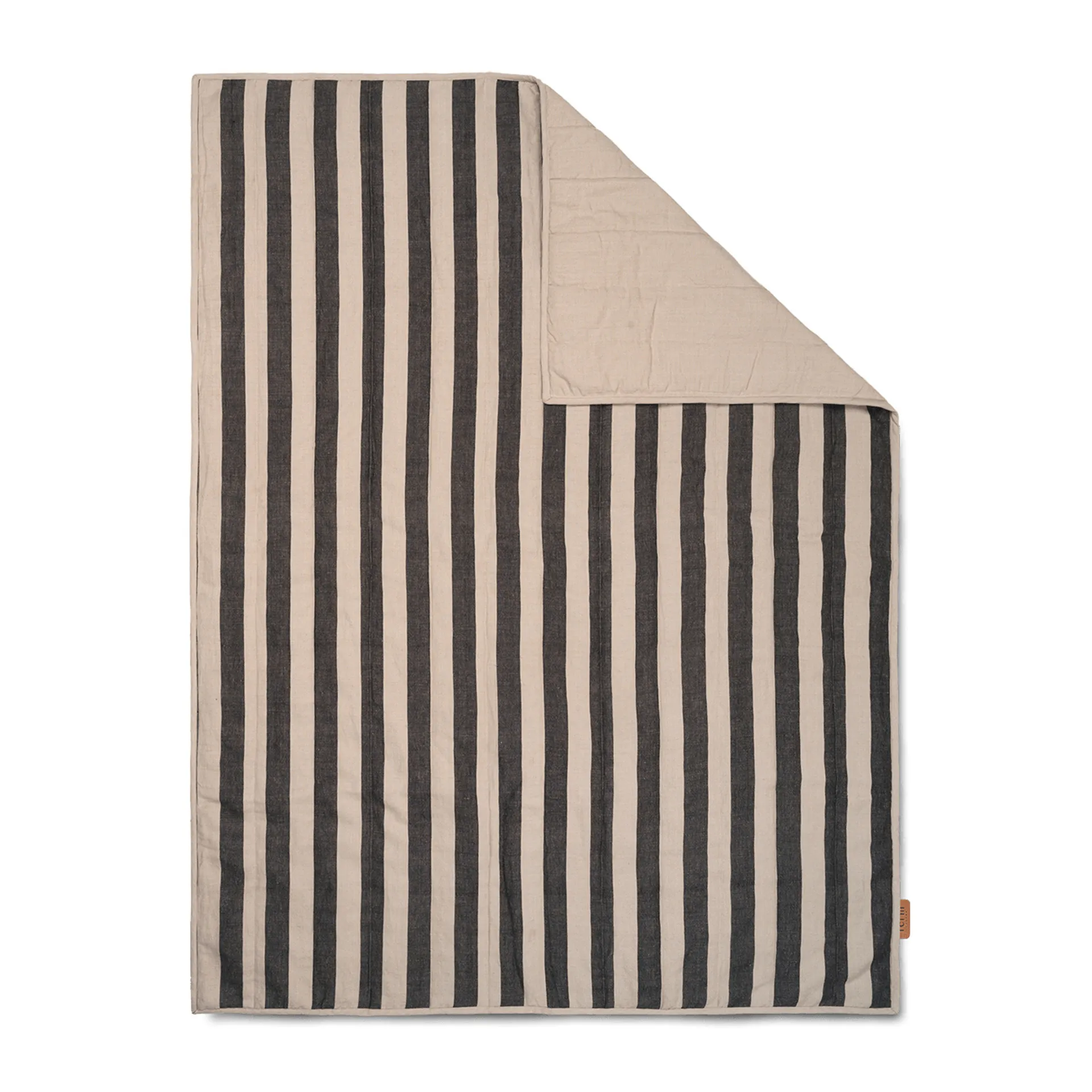 Coperta Grand 120x170 cm, Sand-black Ferm Living