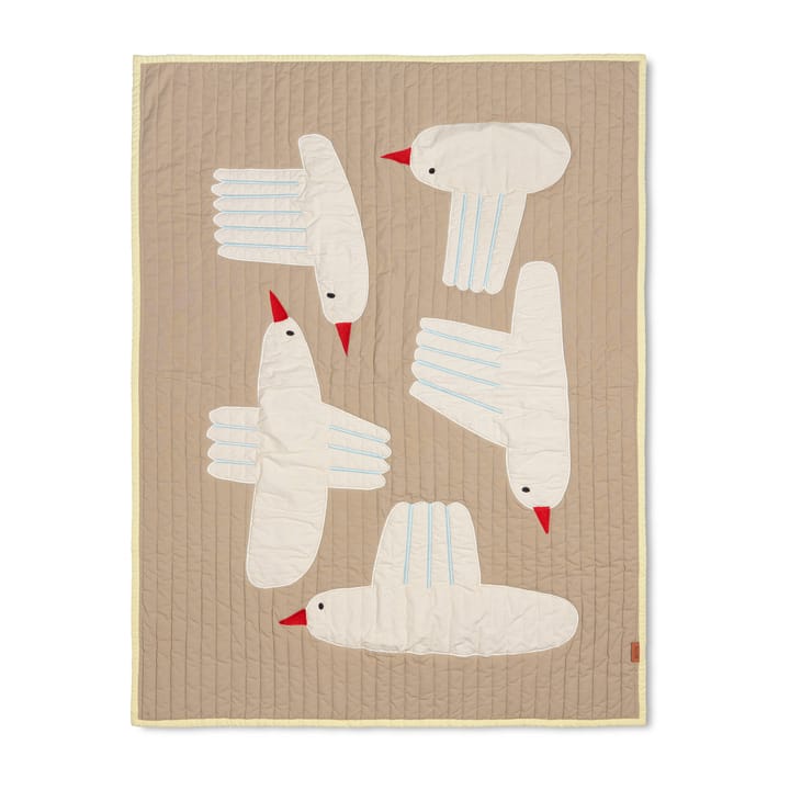 Coperta trapuntata Bird - Beige - ferm LIVING