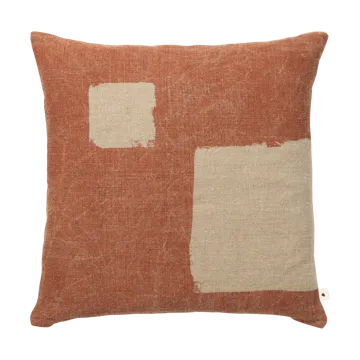 Copricuscino Oleo 50x50 cm - Terracotta-Natural - Ferm Living