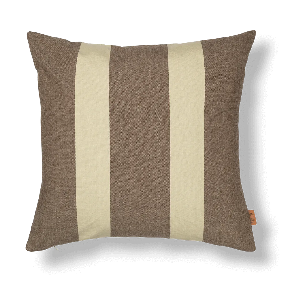 Copricuscino Strand outdoor 50x50 cm, Carob brown-parchment Ferm Living