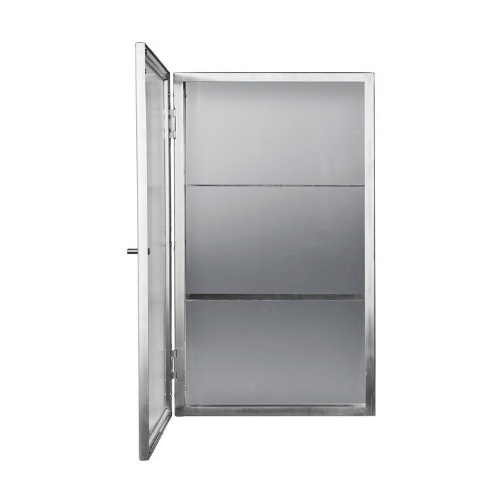 Credenza da parete Haze, Reeded glass - stainless steel Ferm Living