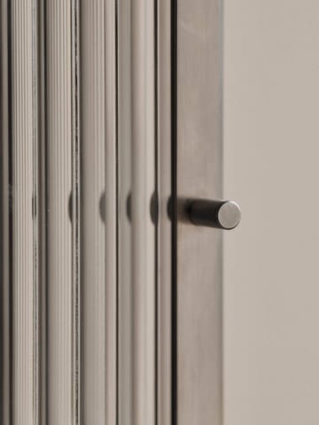 Credenza da parete Haze - Reeded glass - stainless steel - Ferm Living