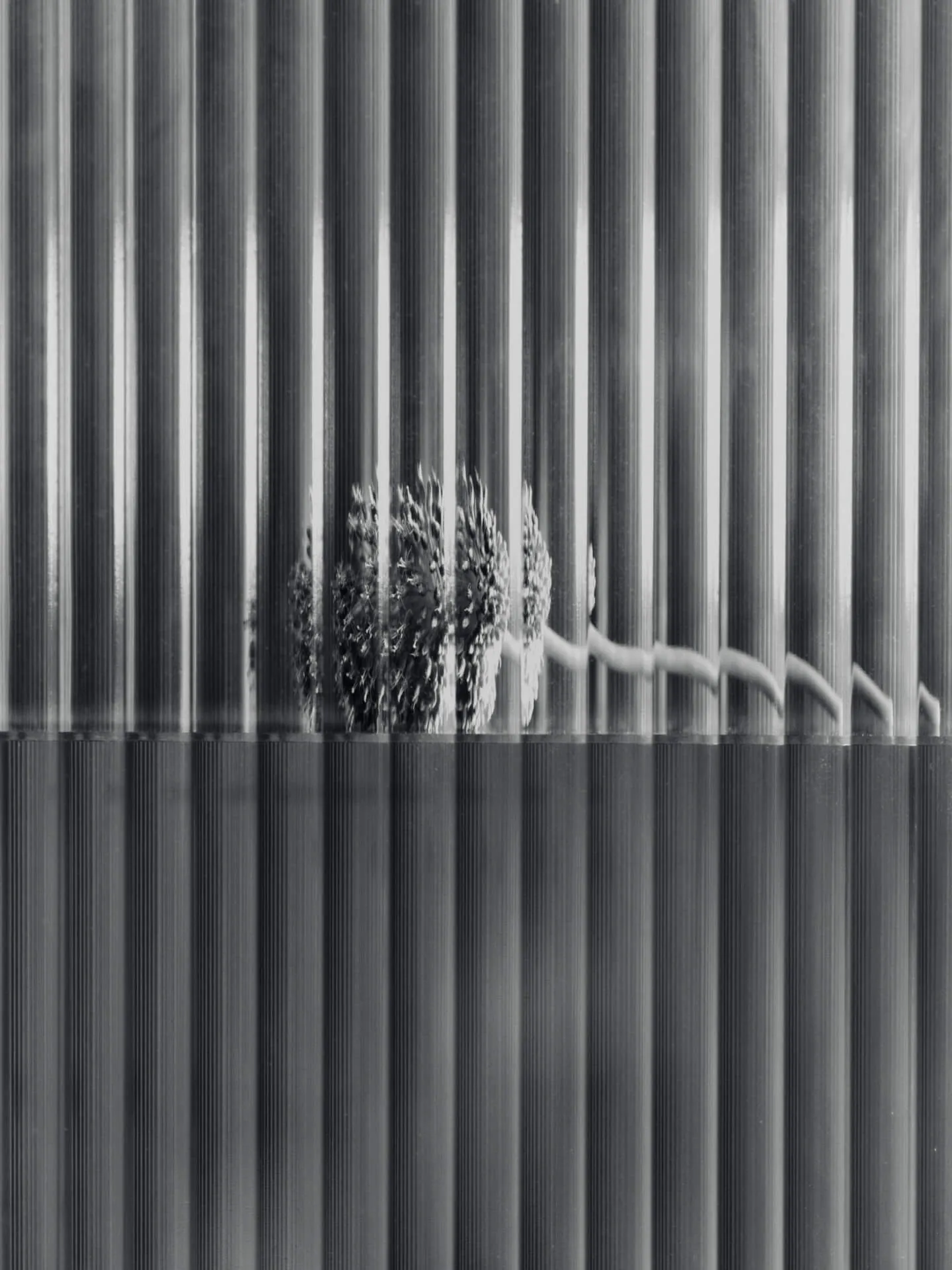 Credenza da parete Haze, Reeded glass - stainless steel Ferm Living