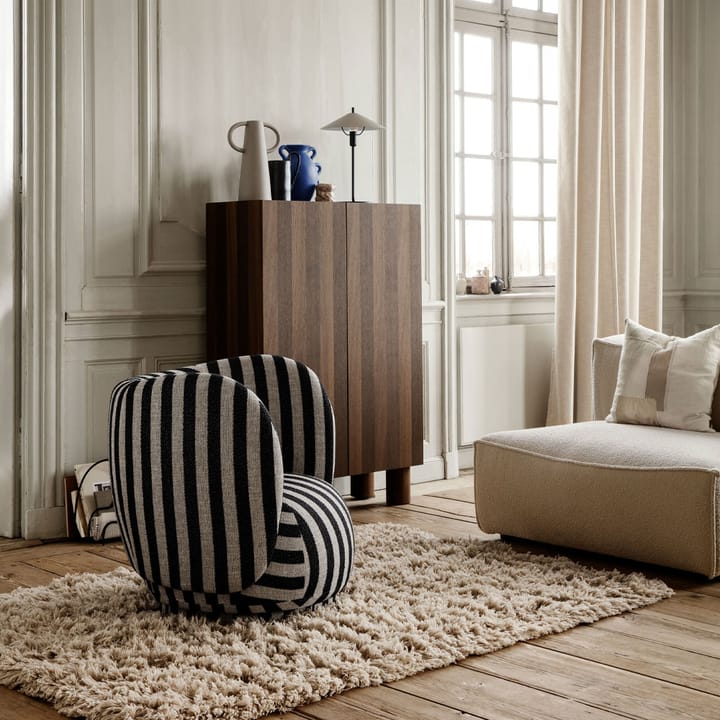 Credenza Post - Oak smoked, con le porte - ferm LIVING