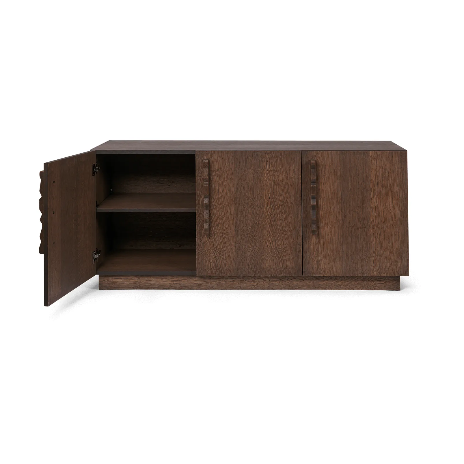 Credenza Unda 146x68x50 cm, Quercia scura macchiata Ferm Living