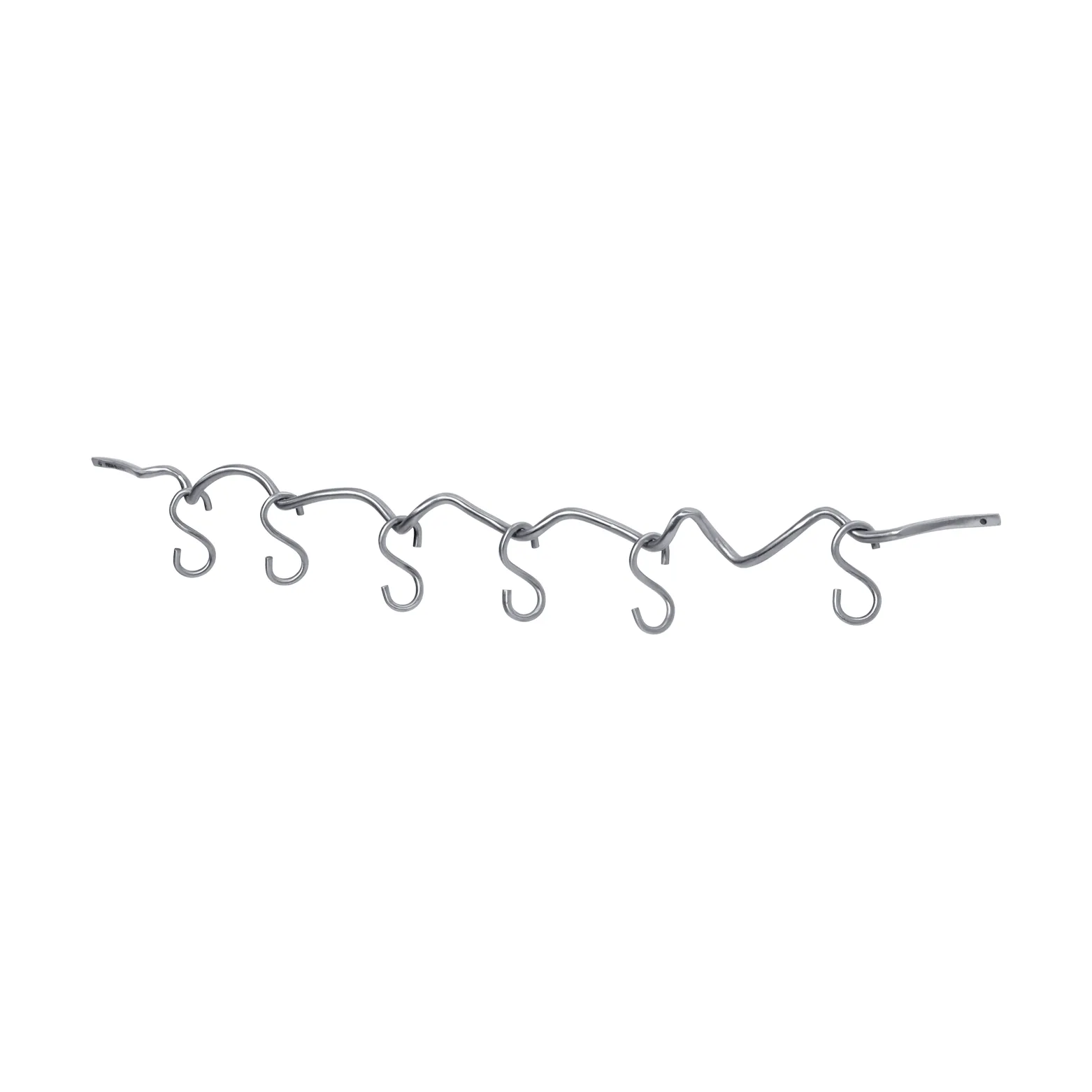 Curvature guida da parete con 6 ganci, Acciaio inox Ferm Living