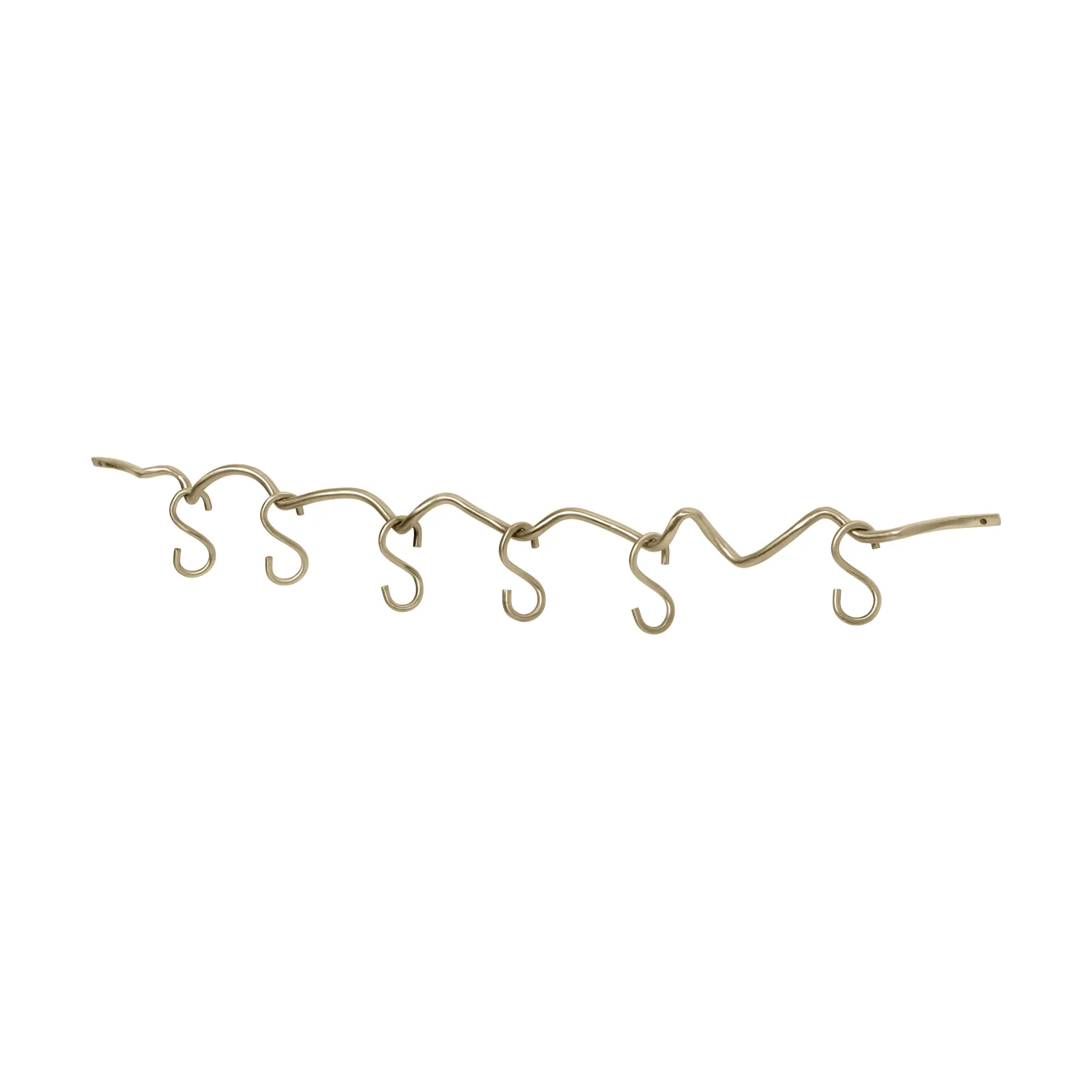 Curvature guida da parete con 6 ganci, Ottone Ferm Living