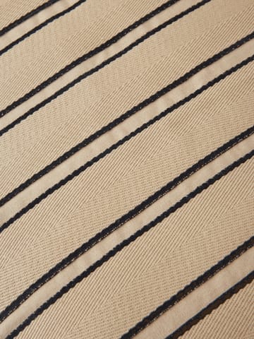 Cuscino cilindro Twill bolster - Cashmere-black - Ferm Living