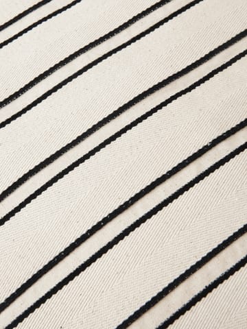 Cuscino cilindro Twill bolster - Off-white-black - Ferm Living