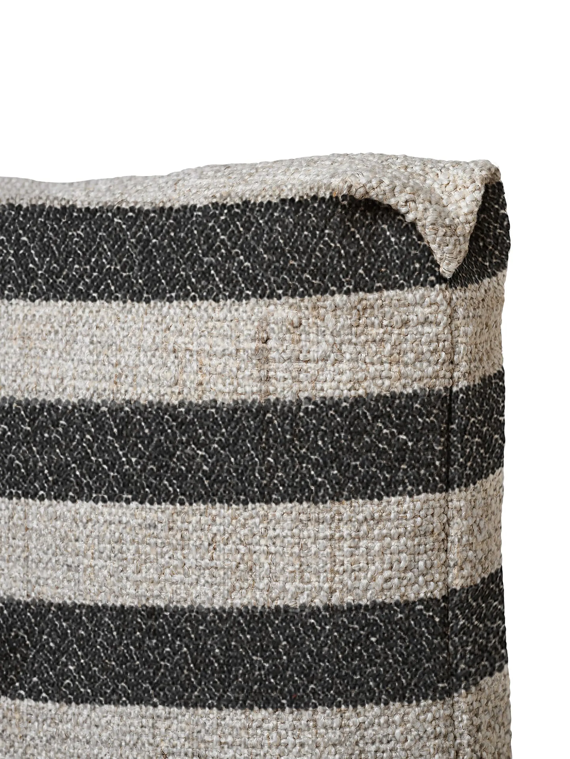 Cuscino Clean Louisiana 40x60 cm, Sand-black Ferm Living