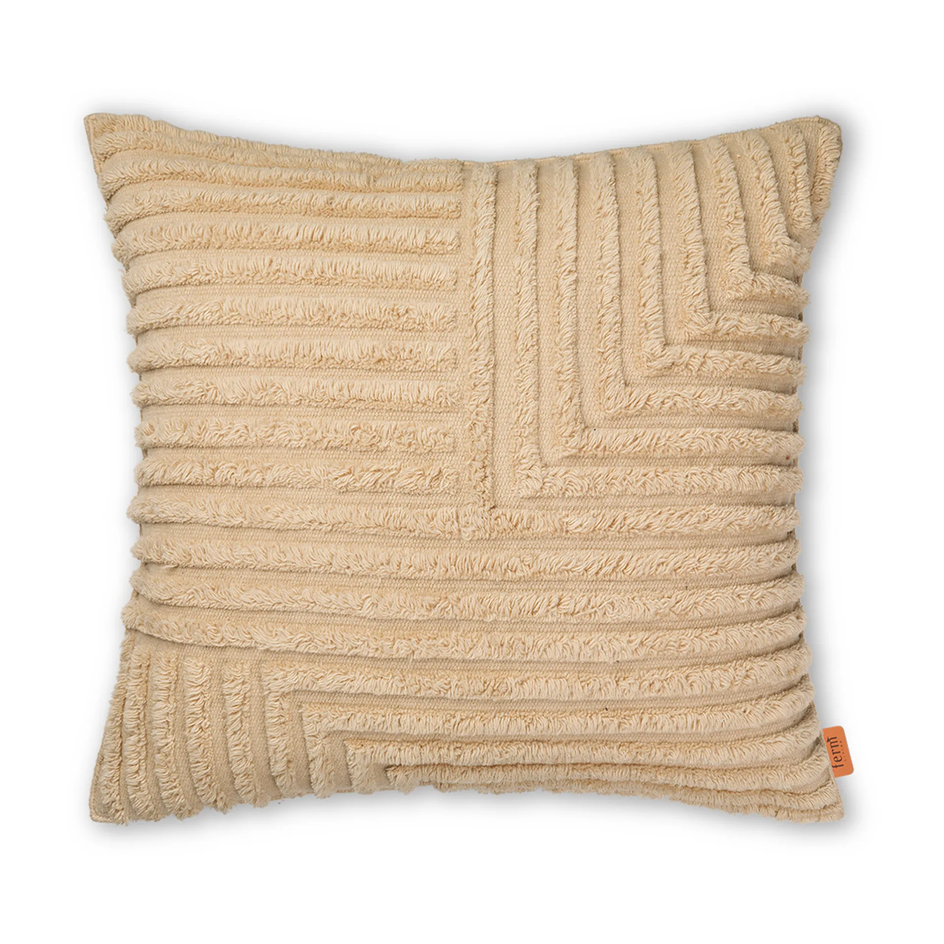 Cuscino Crease 80x80 cm, Light sand Ferm Living