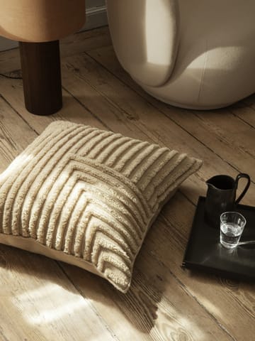Cuscino Crease 80x80 cm - Light sand - Ferm Living