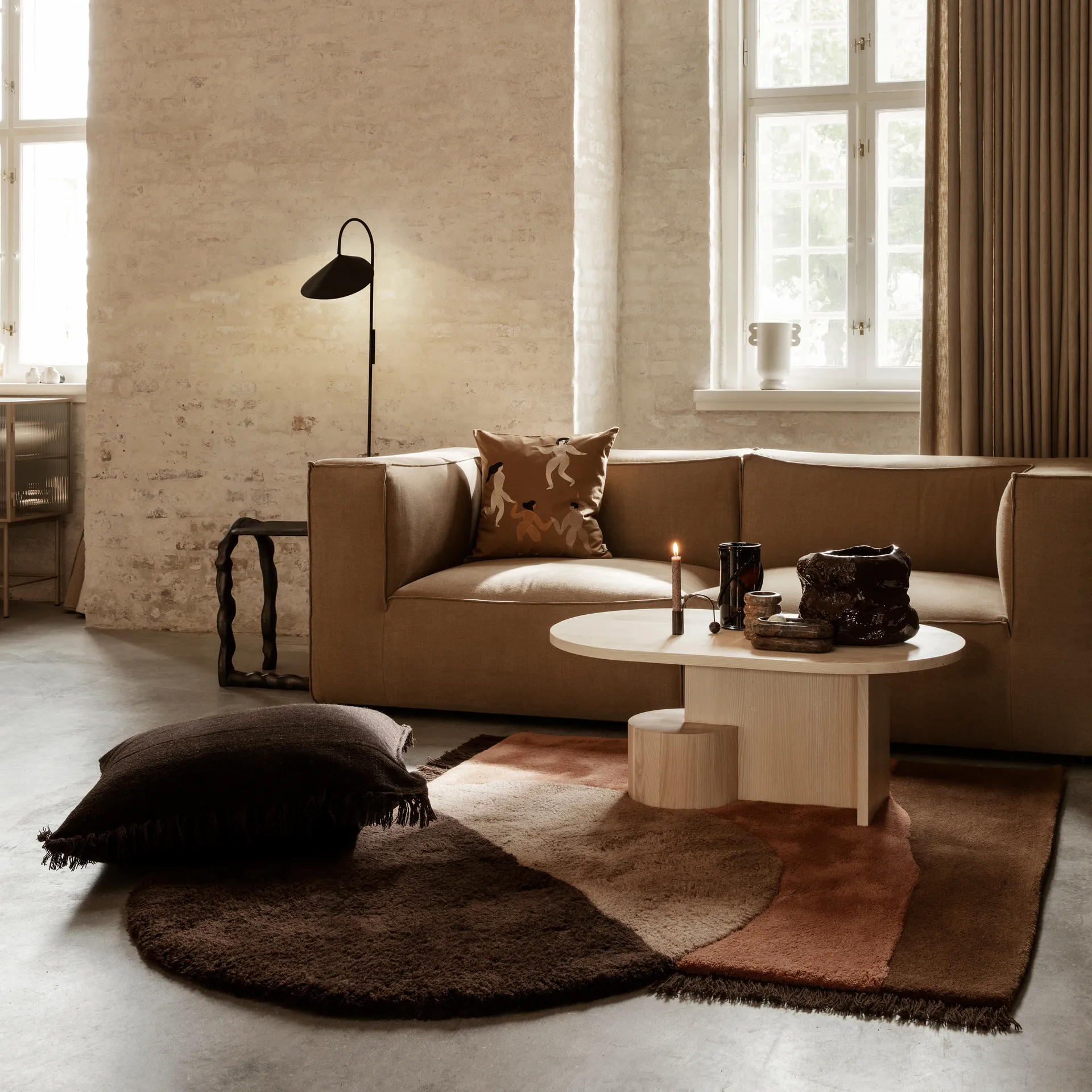 Cuscino Free 50x50 cm, sugar kelp Ferm Living