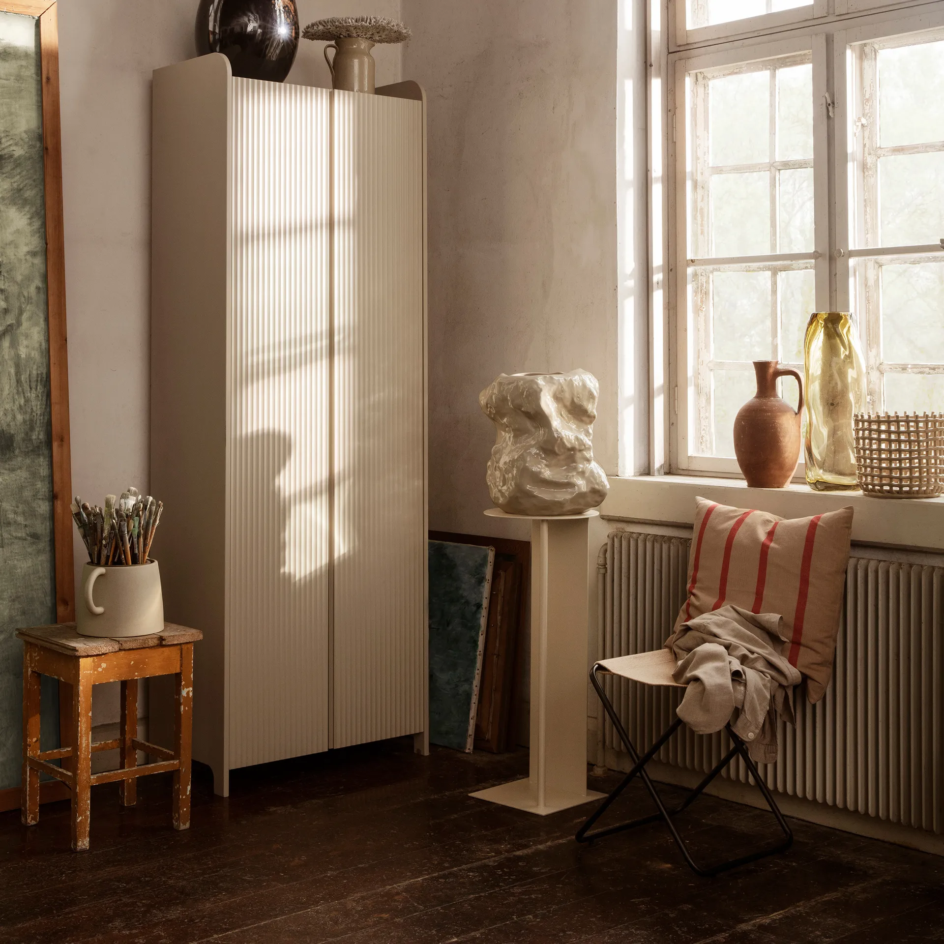 Cuscino Grand 50x50 cm, Camel-rosso Ferm Living