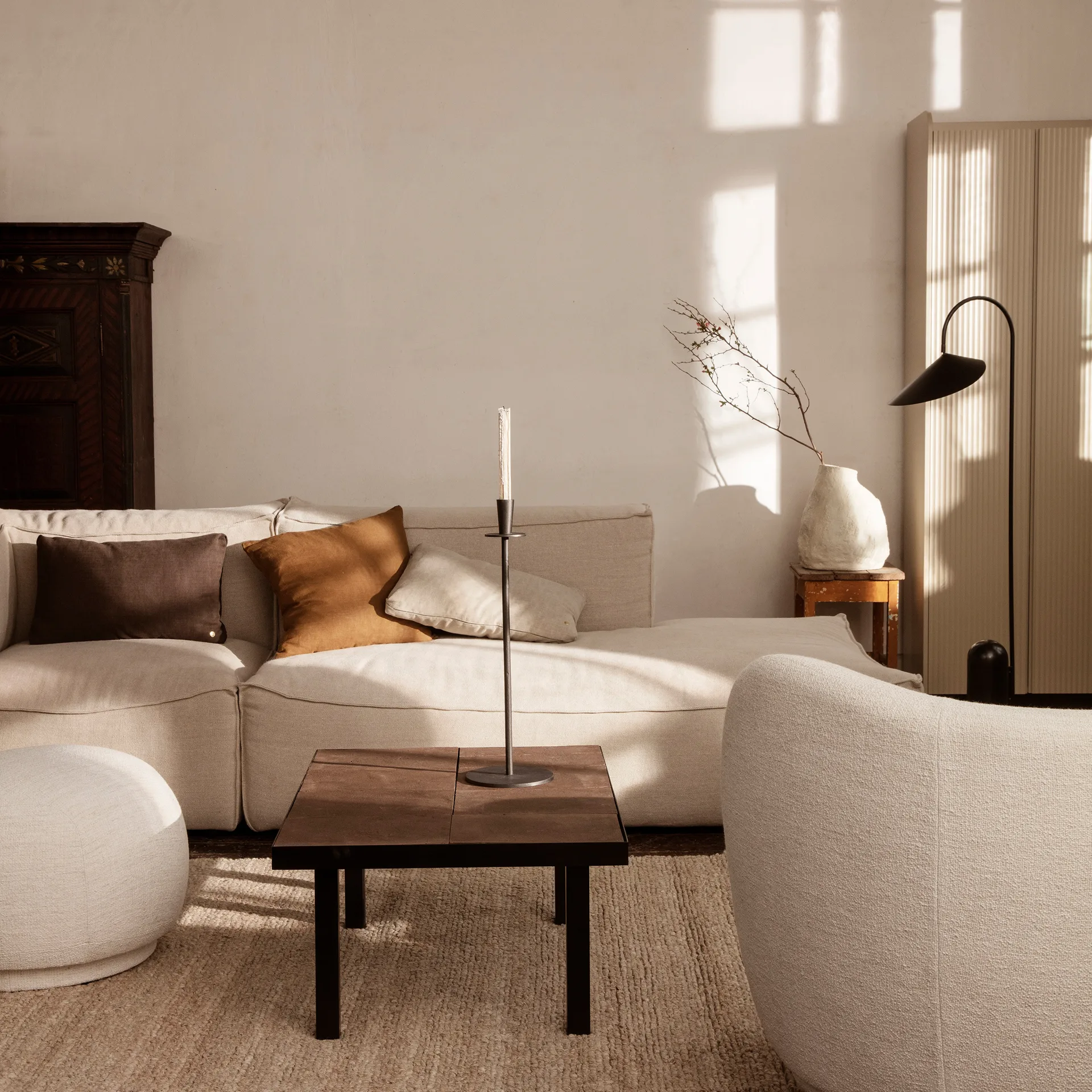 Cuscino Linen 50x50 cm, sugar kelp Ferm Living