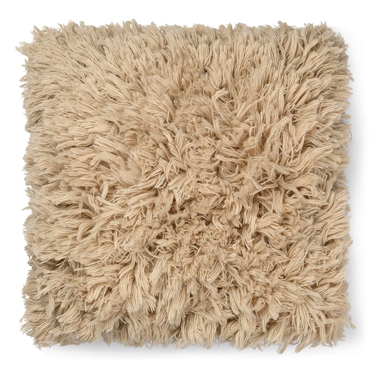 Cuscino Meadow High Pile 50x50 cm - Light sand - Ferm LIVING