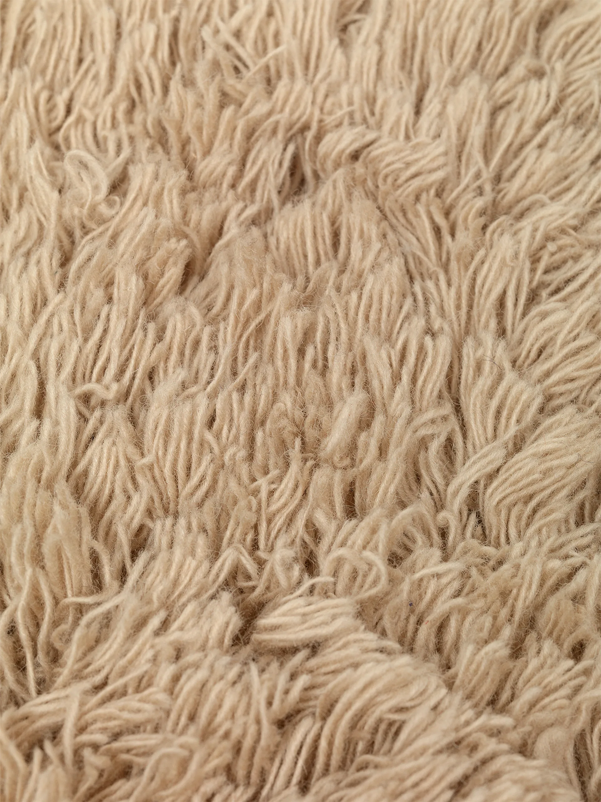 Cuscino Meadow High Pile 50x50 cm, Light sand Ferm Living