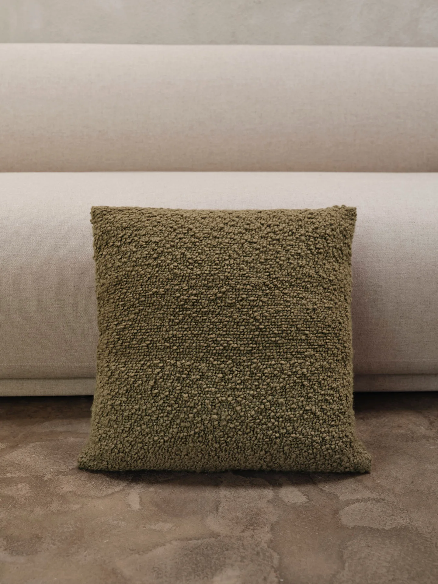 Cuscino Moor 50x50 cm, Olive Ferm Living