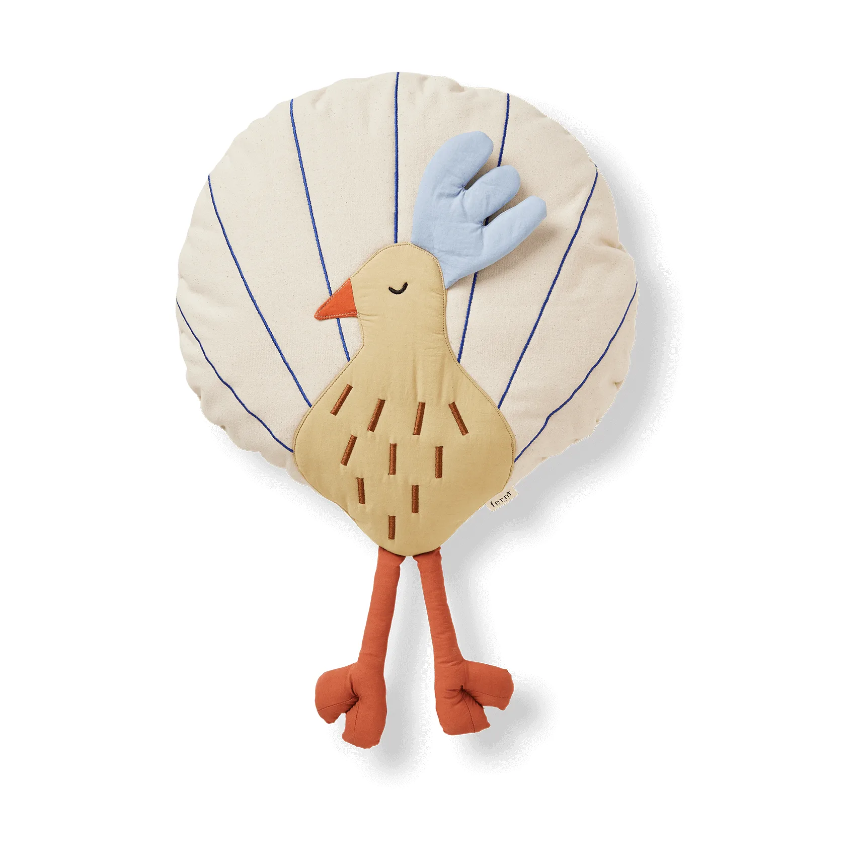 Cuscino Peacock, Silver Fern-undyed Ferm Living