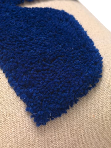 Cuscino rettangolare Lay 40x60 cm - Sand / Bright Blue - ferm LIVING