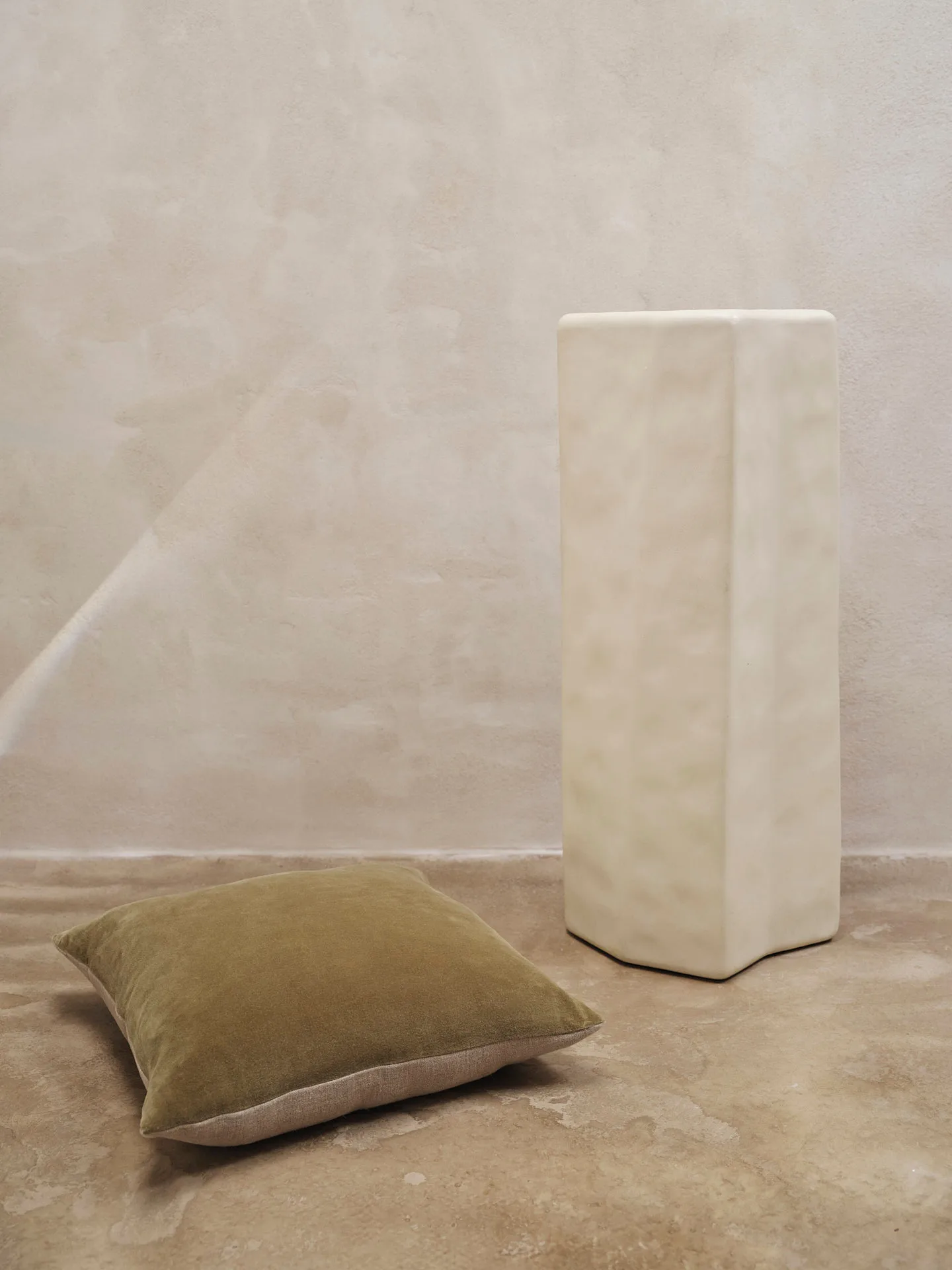 Cuscino Senti 50x50 cm, Khaki Ferm Living