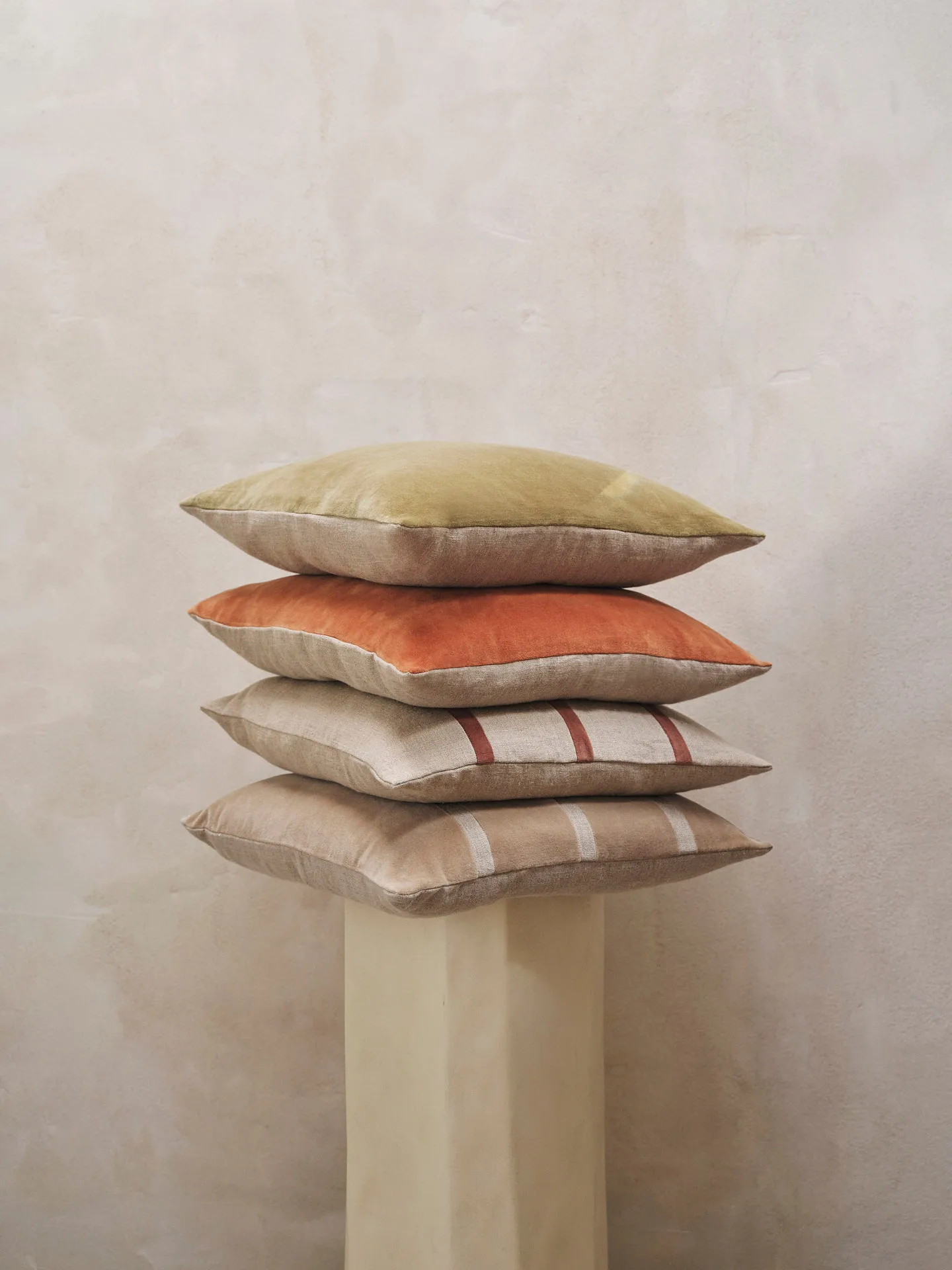 Cuscino Senti Stripe 50x50 cm, Linen-carob brown Ferm Living