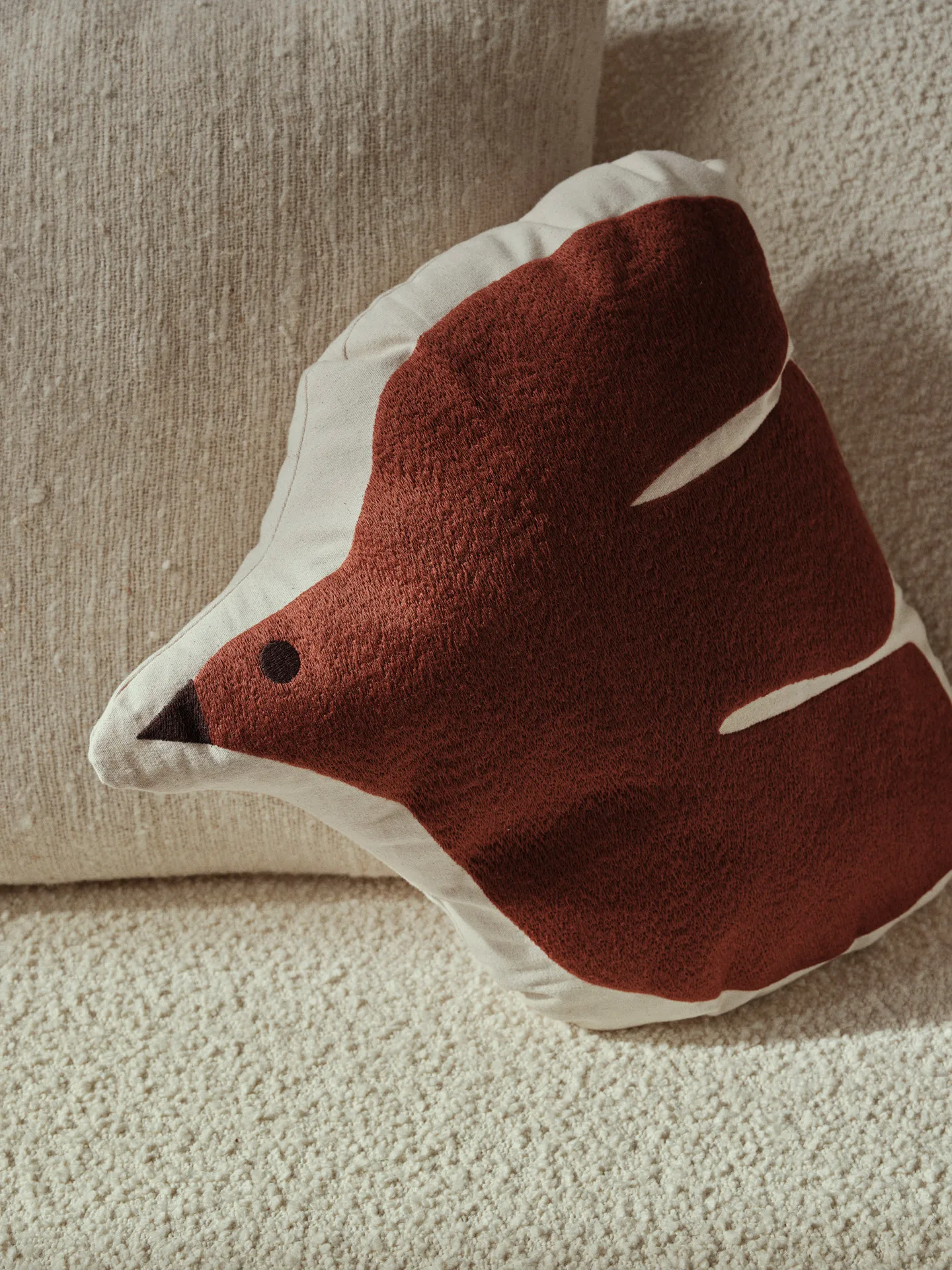 Cuscino Swif bird 40x40 cm, Baked Clay Ferm Living