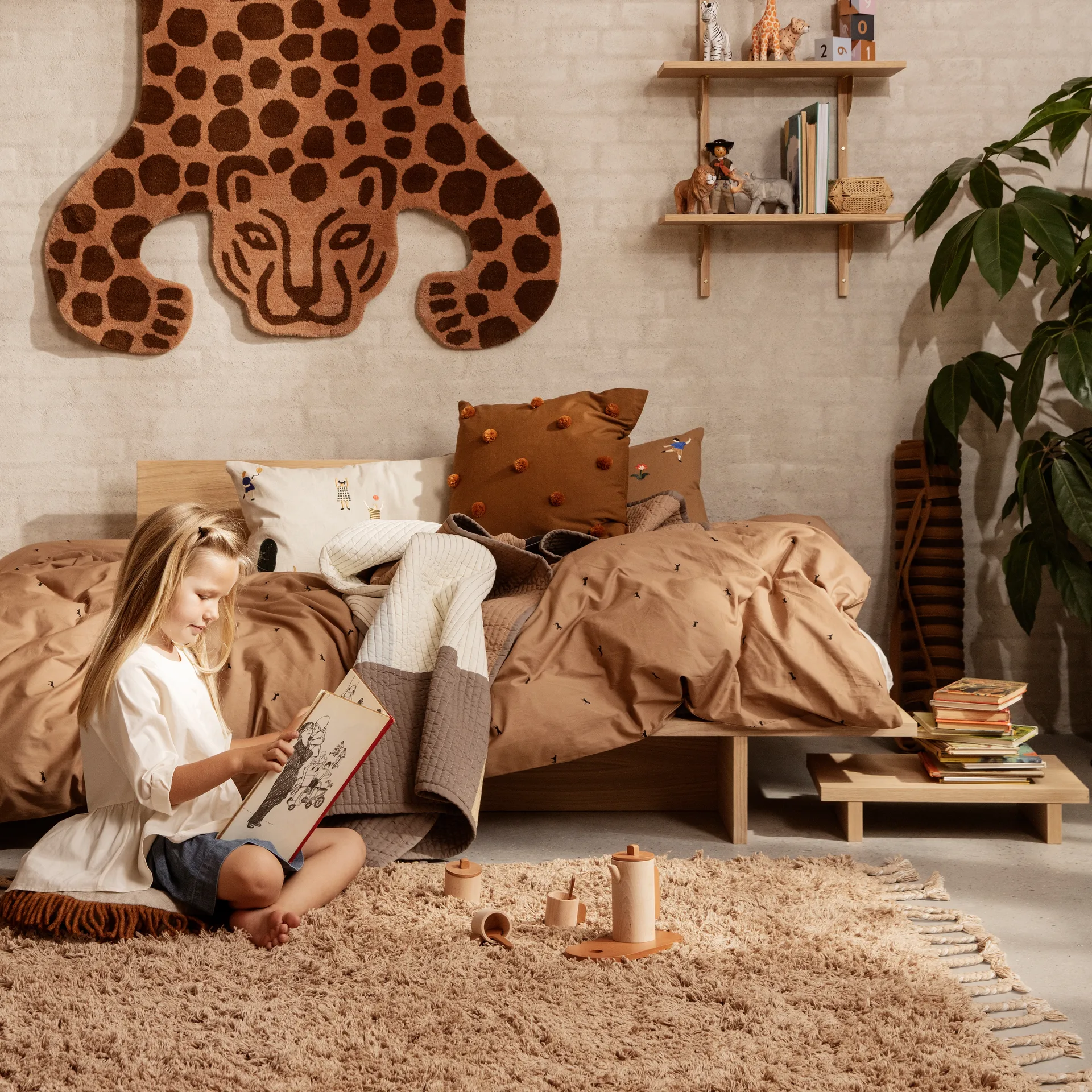 Cuscino The Park 40x60 cm, naturale Ferm Living