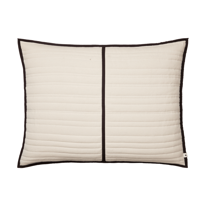 Cuscino trapuntato Vari 60x80 cm - Natural-dark chocolate - Ferm Living