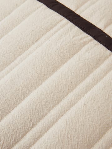 Cuscino trapuntato Vari 60x80 cm - Natural-dark chocolate - Ferm Living