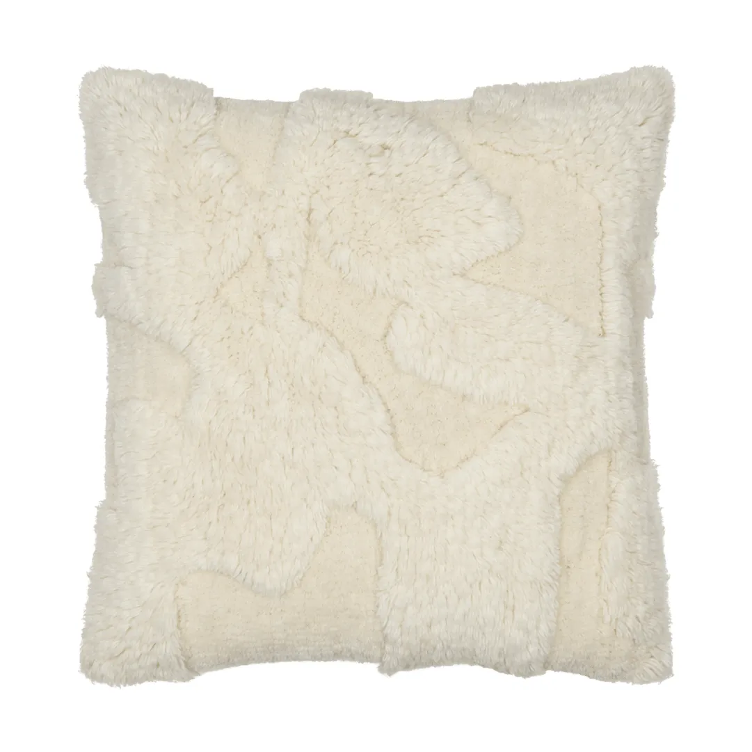 Cuscino tufted Rime, Off-white, 50x50 cm Ferm Living