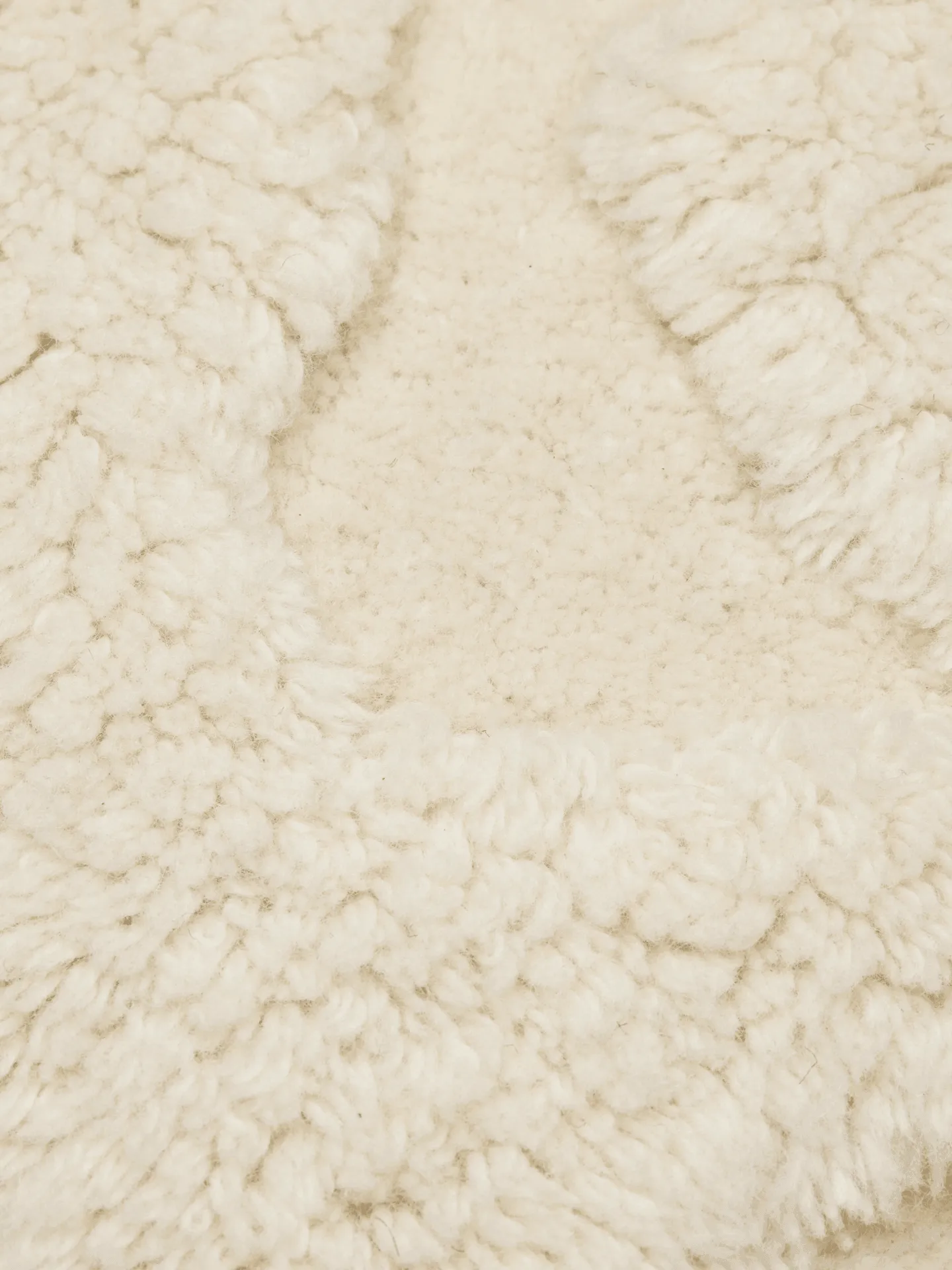 Cuscino tufted Rime, Off-white, 50x50 cm Ferm Living