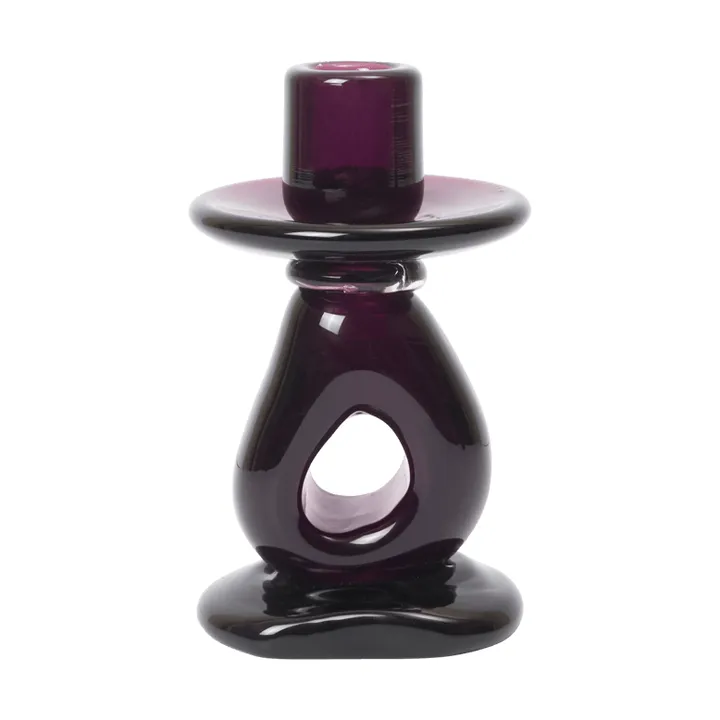Damo portacandele 16 cm - Uva scura - Ferm Living