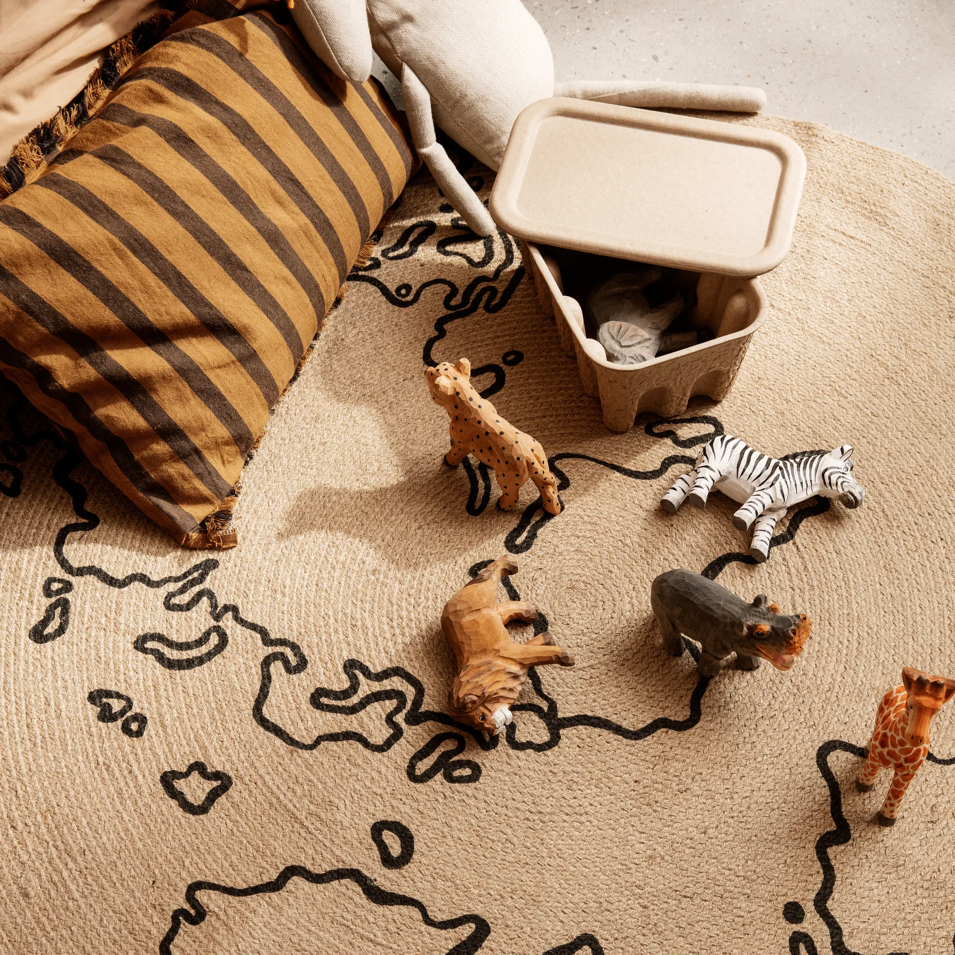 Decorazione in legno Animal, cheetah Ferm Living