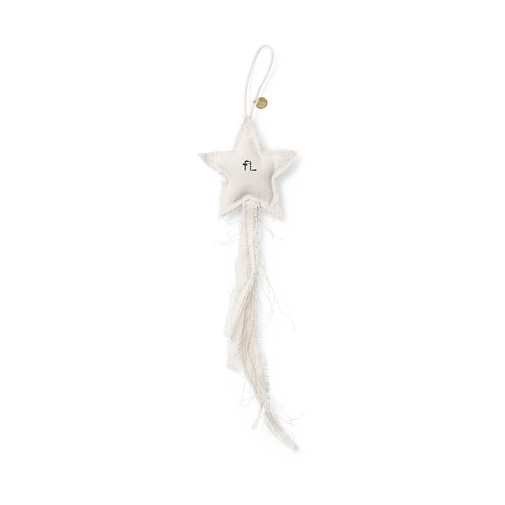 Decorazione natalizia Vela Star Ornaments, 4 pezzi, Colore naturale Ferm Living