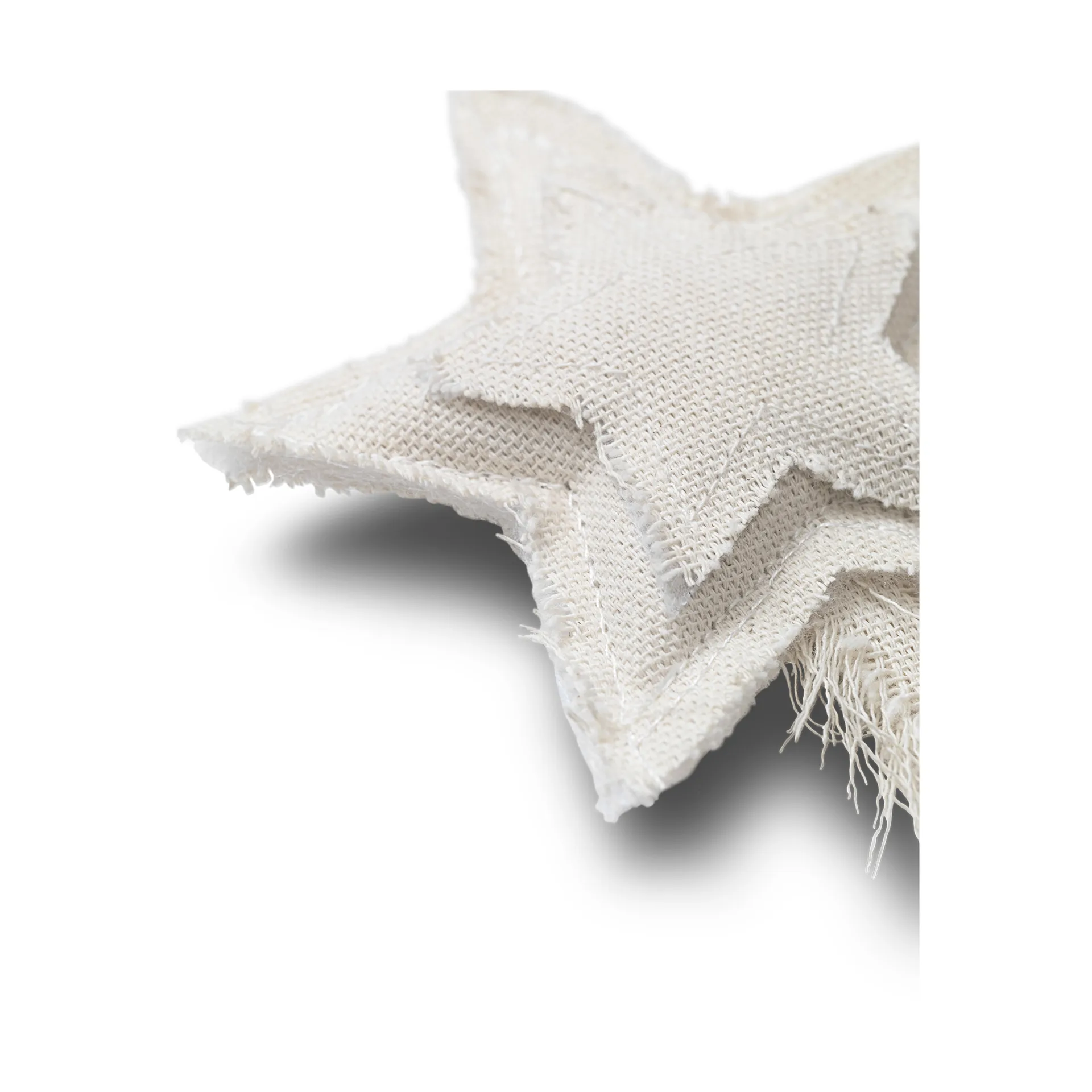Decorazione natalizia Vela Star Ornaments, 4 pezzi, Colore naturale Ferm Living
