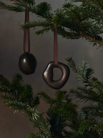 Decorazione Orrith 2 pezzi - Bronzo rustico - Ferm Living