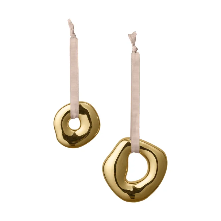 Decorazione Orrith 2 pezzi - Finitura ottone - Ferm Living