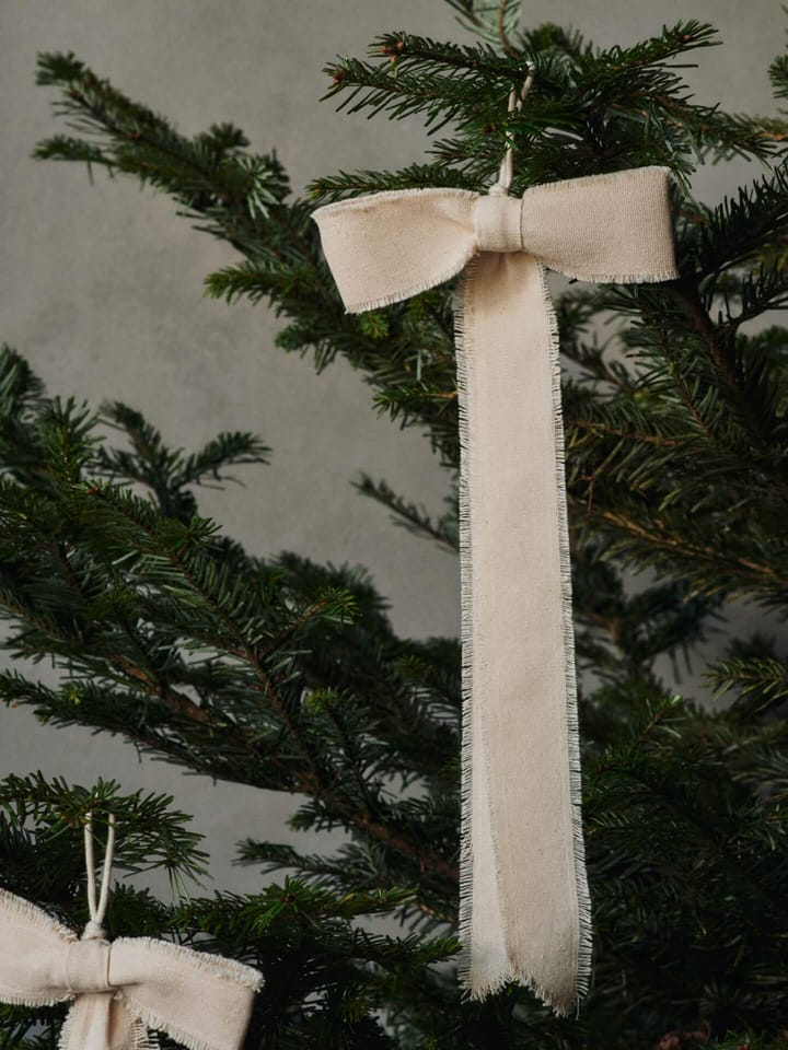 Decorazione pendente Bow piccola 15x40 cm 2 pezzi, Naturale Ferm Living