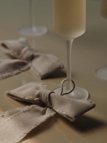 Decorazione pendente Bow piccola 15x40 cm 2 pezzi - Naturale - Ferm Living