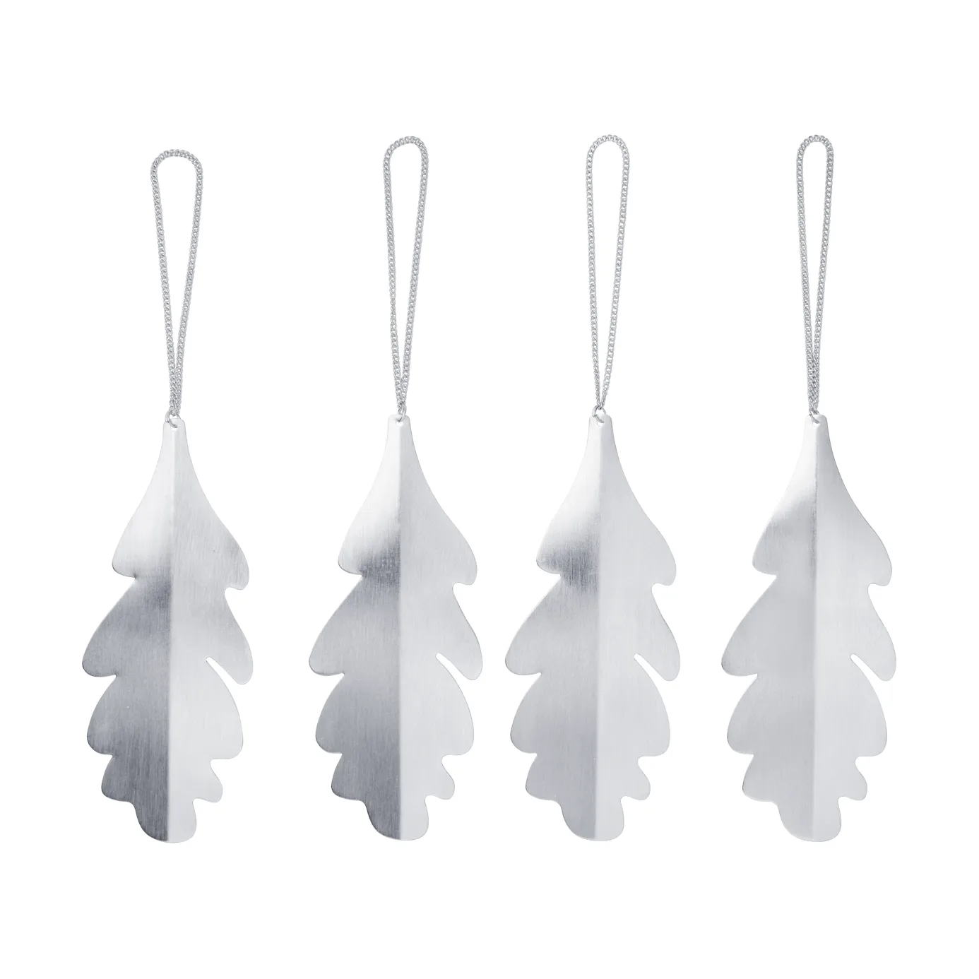 Decorazioni Oak leaf 13,5 cm 4 pezzi, Argento Ferm Living