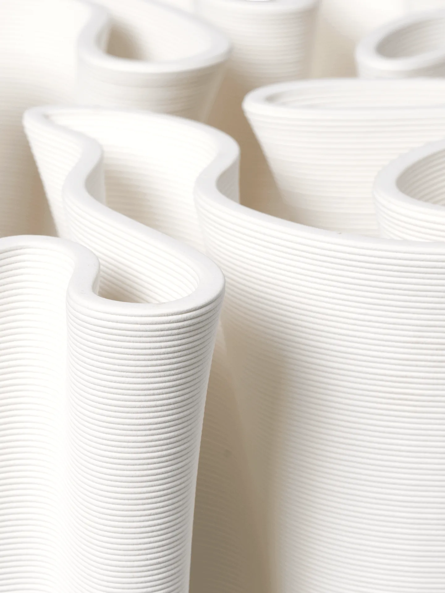 Dedali vaso da pavimento, Off-white, 50 cm Ferm Living