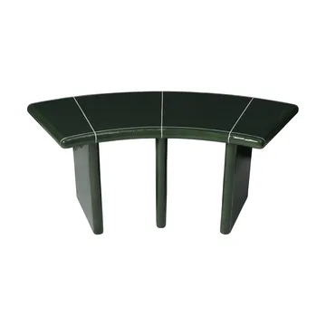 Deya curved panca da seduta - Verde scuro, 110x40x45,5 cm - Ferm Living