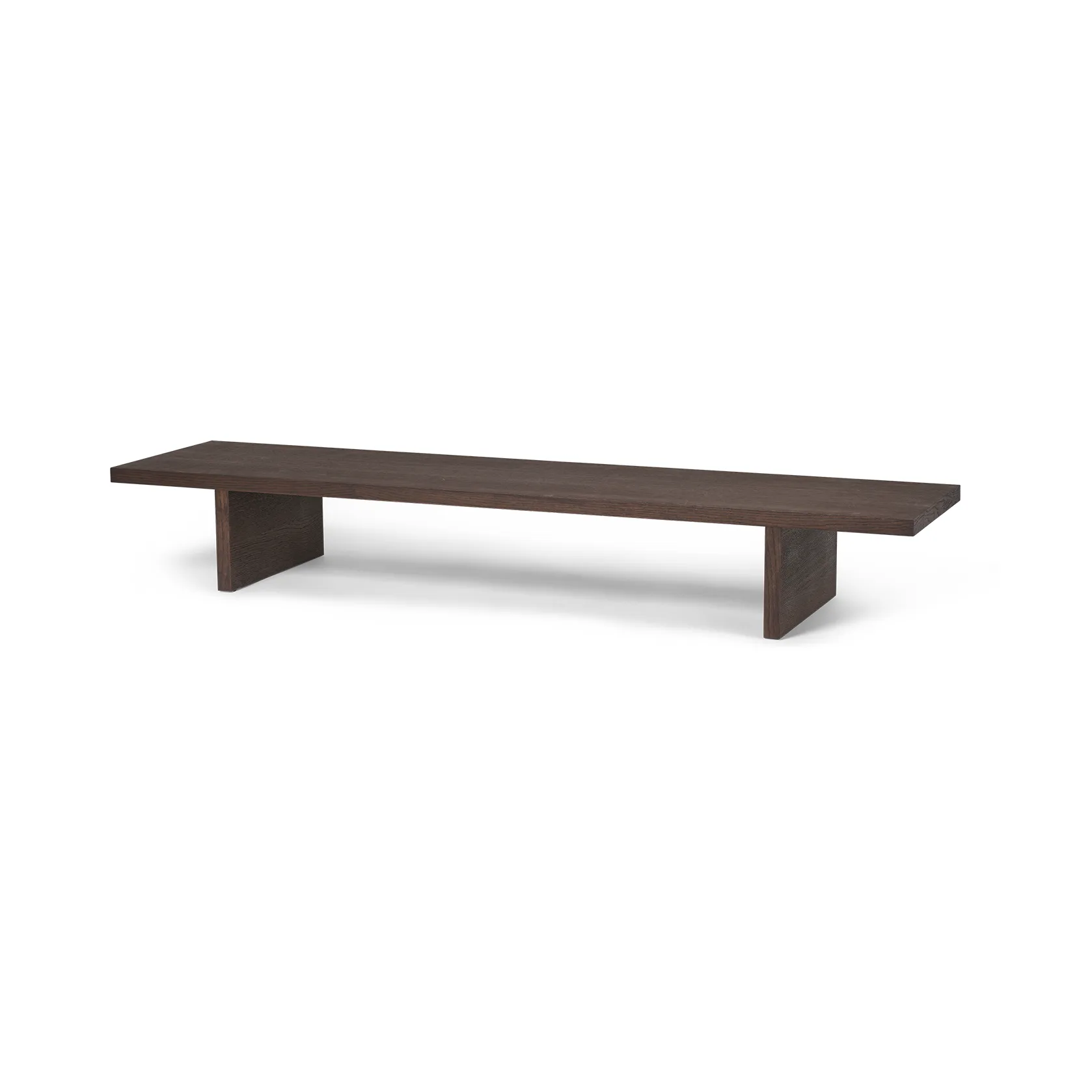 display table Tavolino Kona, Dark stained oak veneer Ferm Living