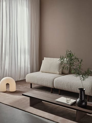 display table Tavolino Kona - Dark stained oak veneer - Ferm Living