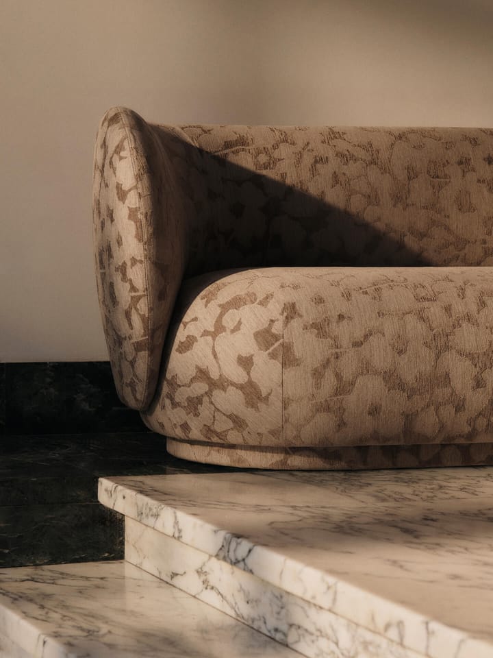Divano a 2 posti Rico, Cilla-Taupe Ferm Living