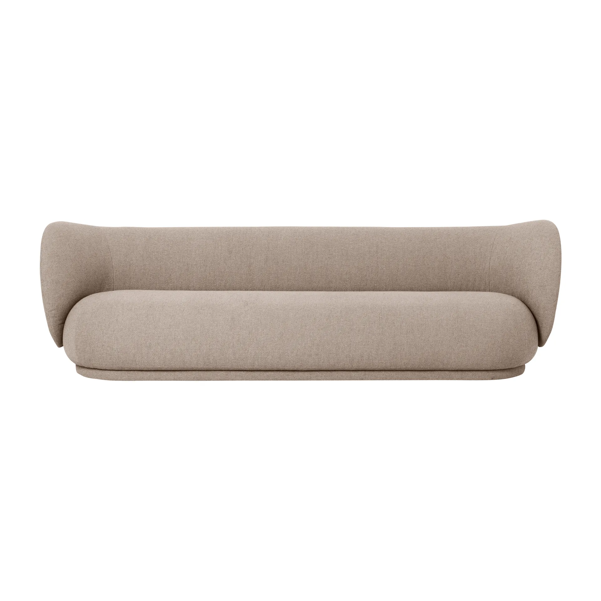 Divano bouclé a 4 posti Rico, Bouclé sand Ferm Living