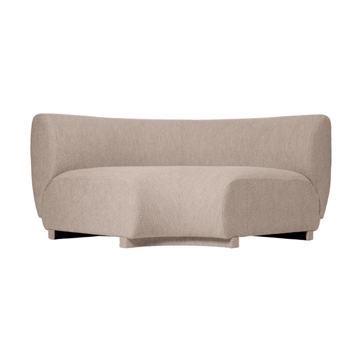 Divano modulare Rico 90 corner Soft Bouclé - Natural - Ferm Living