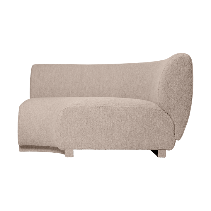 Divano modulare Rico 90 corner Soft Bouclé, Natural Ferm Living