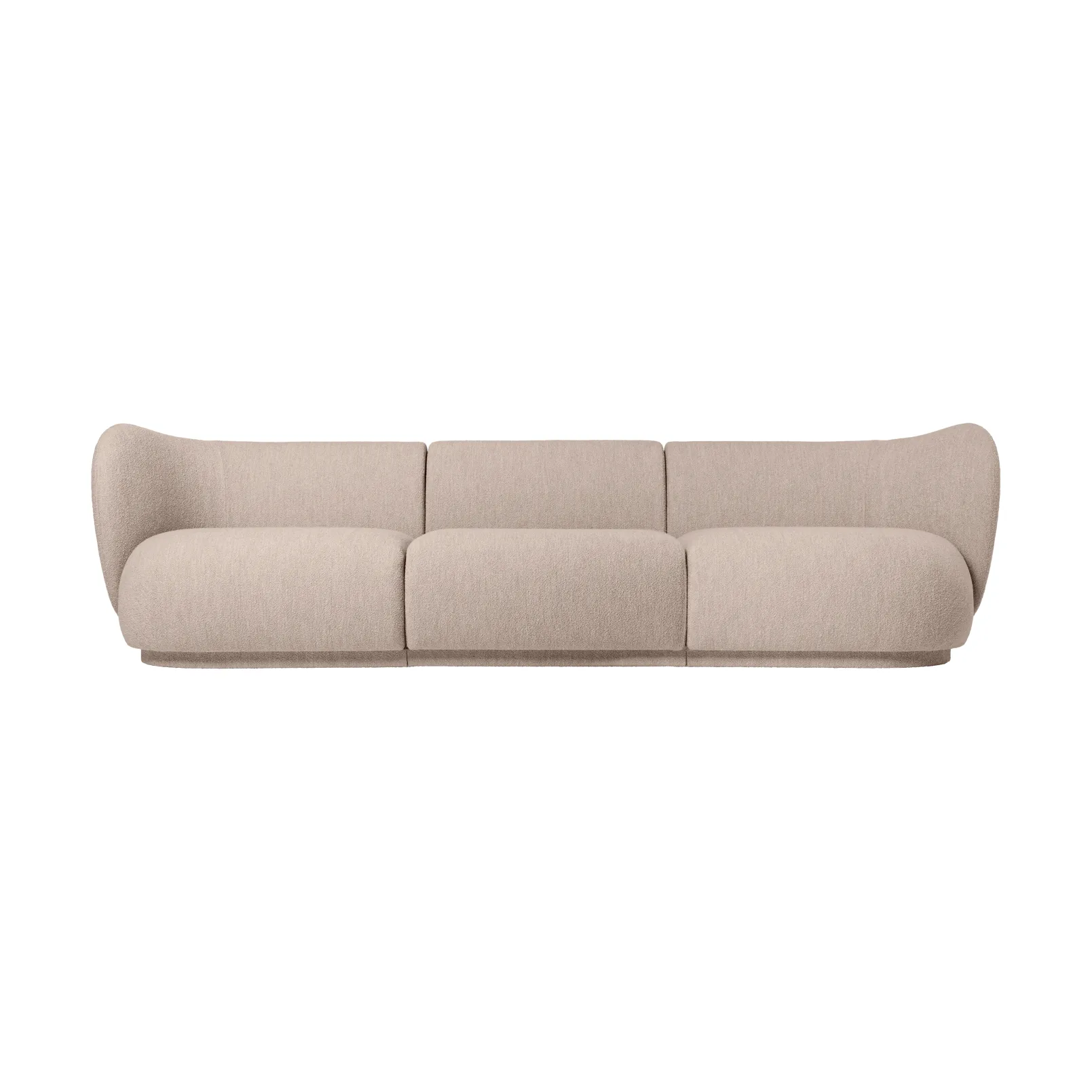 Divano modulare Rico armrest L Soft Bouclé, Natural Ferm Living